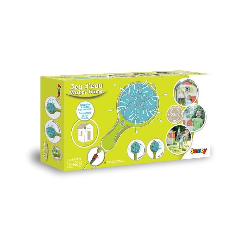 Douchette 3 en 1 Smoby - Compatible avec toutes les maisons - Bleu