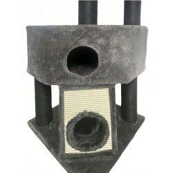 GUILY Arbre a chat stable - Idéal chats taille moyens - 50 x 50 x 141