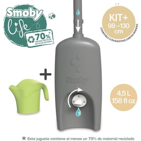 SMOBY Life - Récupérateur d'eau - Gouttiere, réservoir, robinet, arrosoir - Anti-UV - Des 2 ans - Fabrication Française