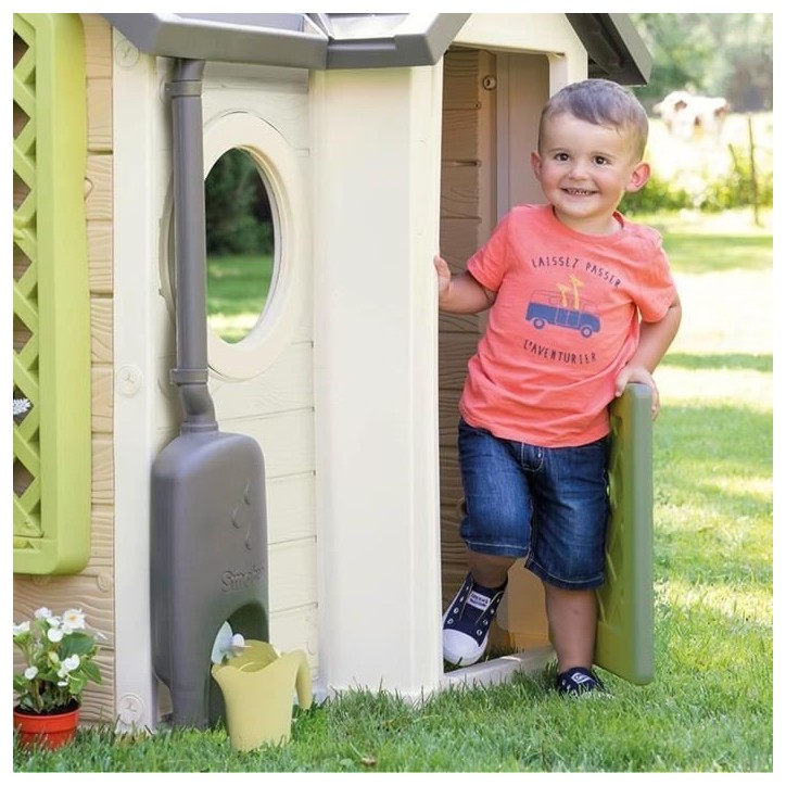 SMOBY Life - Récupérateur d'eau - Gouttiere, réservoir, robinet, arrosoir - Anti-UV - Des 2 ans - Fabrication Française