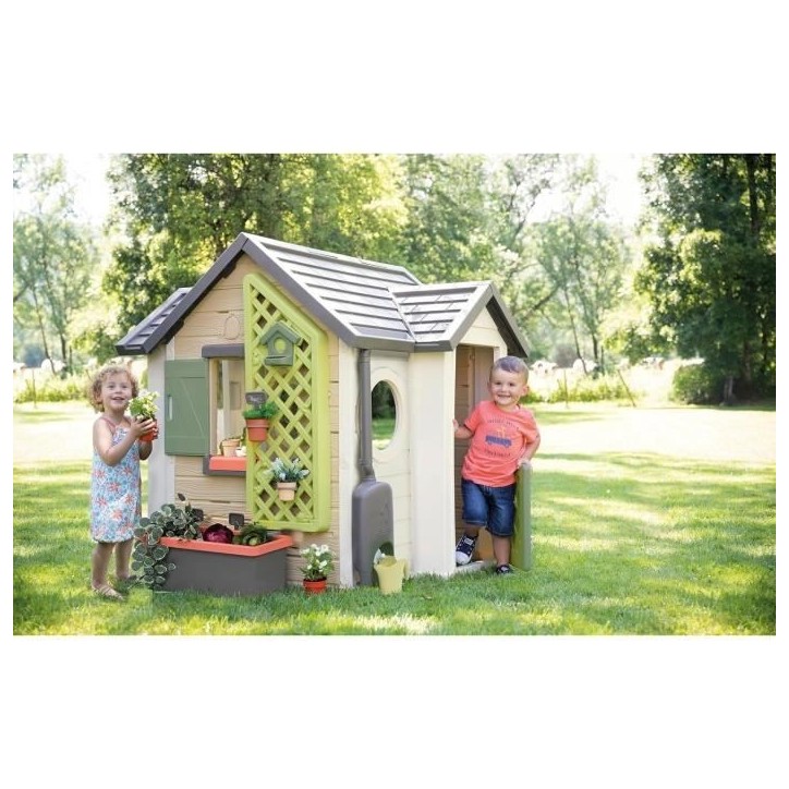 SMOBY Life - Récupérateur d'eau - Gouttiere, réservoir, robinet, arrosoir - Anti-UV - Des 2 ans - Fabrication Française
