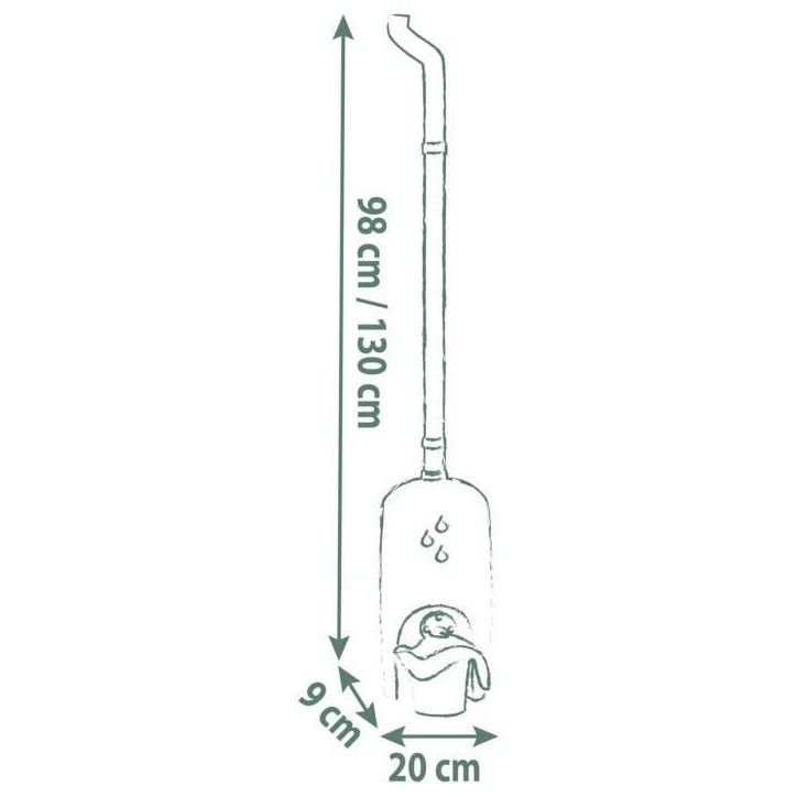 SMOBY Life - Récupérateur d'eau - Gouttiere, réservoir, robinet, arrosoir - Anti-UV - Des 2 ans - Fabrication Française
