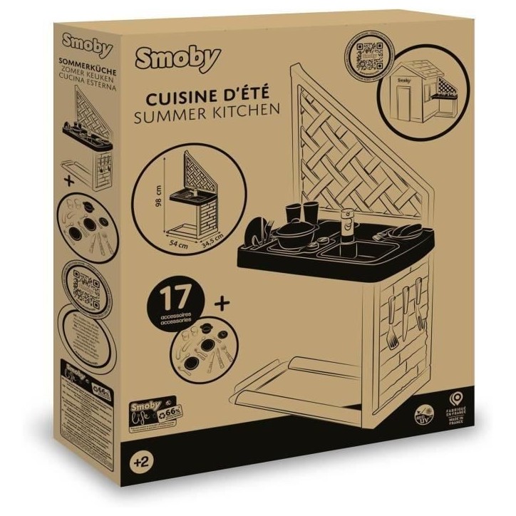 SMOBY Life - Cuisine d'Eté - Accessoire pour maison SMOBY Life - Cuisine d'Eté - Accessoire pour maison
