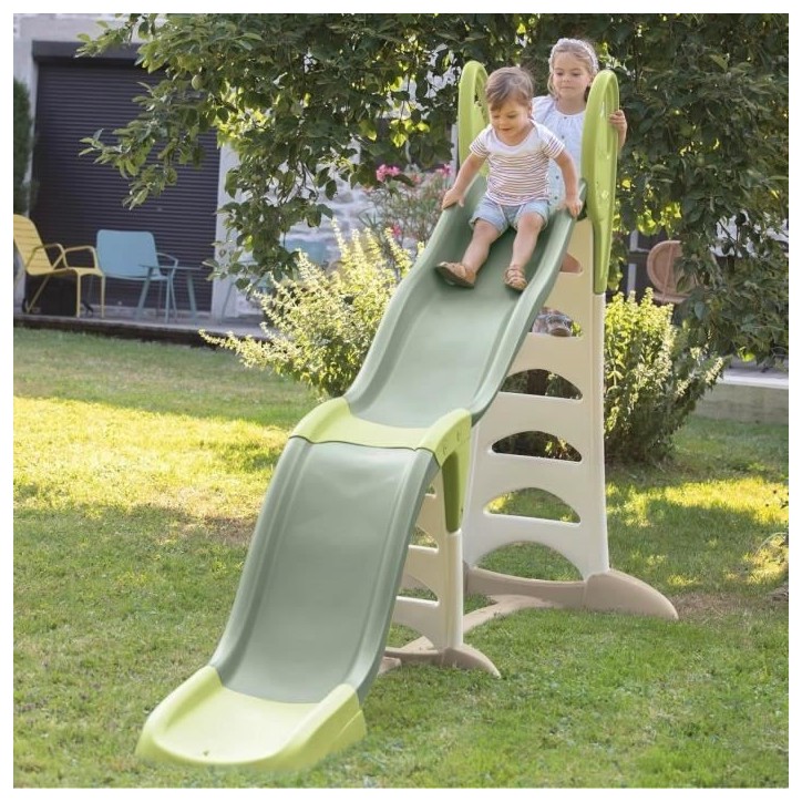 SMOBY Life - Toboggan Super Megagliss - Evolutif 2 en 1 - Glisse de 170 a 360 cm - Echelle, marches antidérapantes - Des 2 ans SMOBY Life - Toboggan Super Megagliss - Evolutif 2 en 1 - Glisse de 170 a 360 cm - Echelle, marches antidérapantes - Des 2 ans