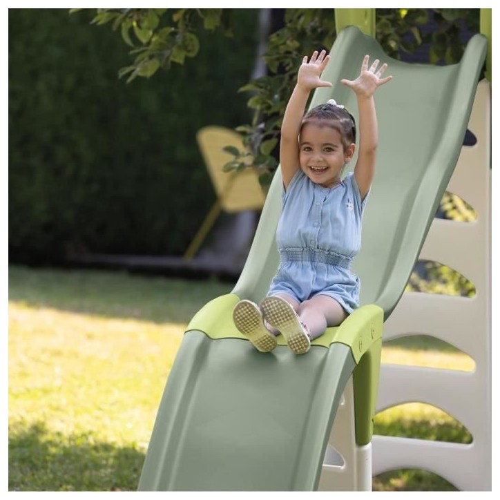 SMOBY Life - Toboggan Super Megagliss - Evolutif 2 en 1 - Glisse de 170 a 360 cm - Echelle, marches antidérapantes - Des 2 ans SMOBY Life - Toboggan Super Megagliss - Evolutif 2 en 1 - Glisse de 170 a 360 cm - Echelle, marches antidérapantes - Des 2 ans