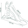 SMOBY Life - Toboggan XL - Glisse de 2m30 - Marches anti dérapantes -