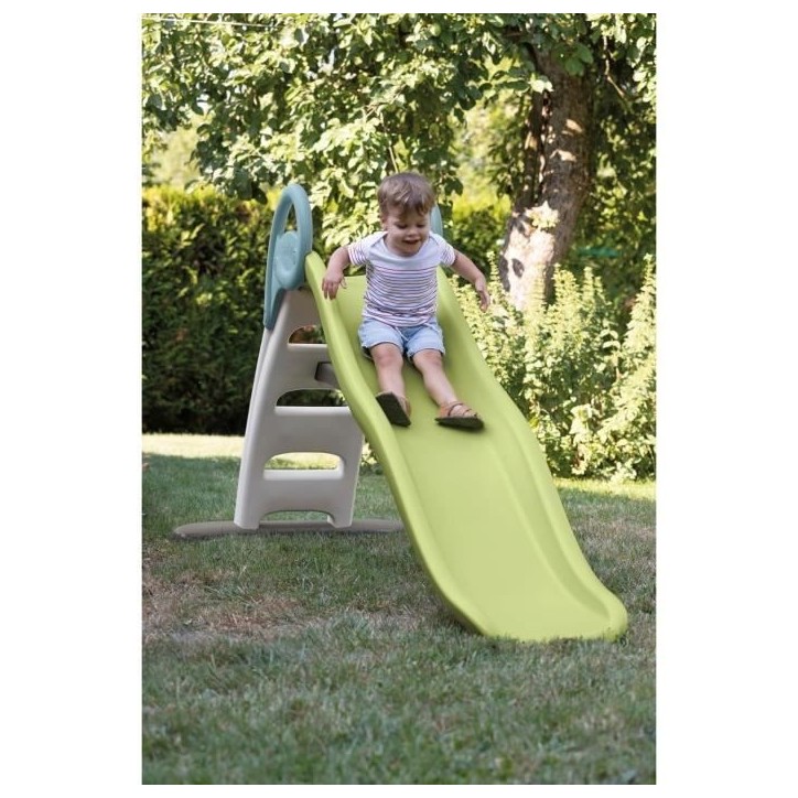 SMOBY Life - Toboggan Funny - Glisse de 2m - Echelle, marches antidérapantes - Anti-UV - Matiere Recyclé - Des 2 ans SMOBY Life - Toboggan Funny - Glisse de 2m - Echelle, marches antidérapantes - Anti-UV - Matiere Recyclé - Des 2 ans