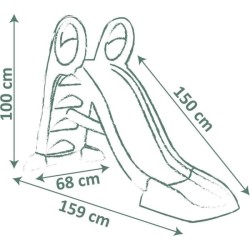 SMOBY Life - Toboggan Grand Modele - Glisse de 150cm - a partir de 2 a
