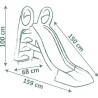 SMOBY Life - Toboggan Grand Modele - Glisse de 150cm - a partir de 2 a