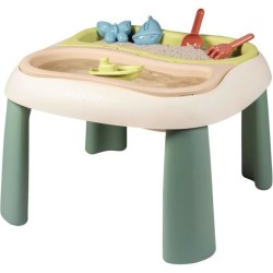 SMOBY Life - Table Sable et Eau - 2 bacs amovibles, pelle, râteau, ba