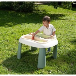 SMOBY Life - Table Sable et Eau - 2 bacs amovibles, pelle, râteau, ba