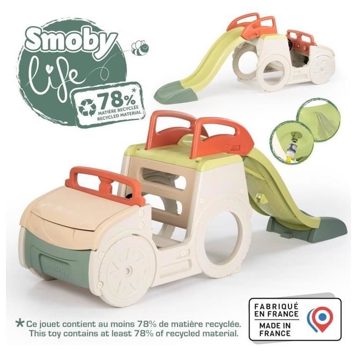 SMOBY Life - Adventure Car avec toboggan