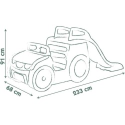 SMOBY Life - Adventure Car avec toboggan