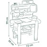 Smoby Life - Mud Kitchen - Jeu de cuisine en extérieur - 15 accessoir