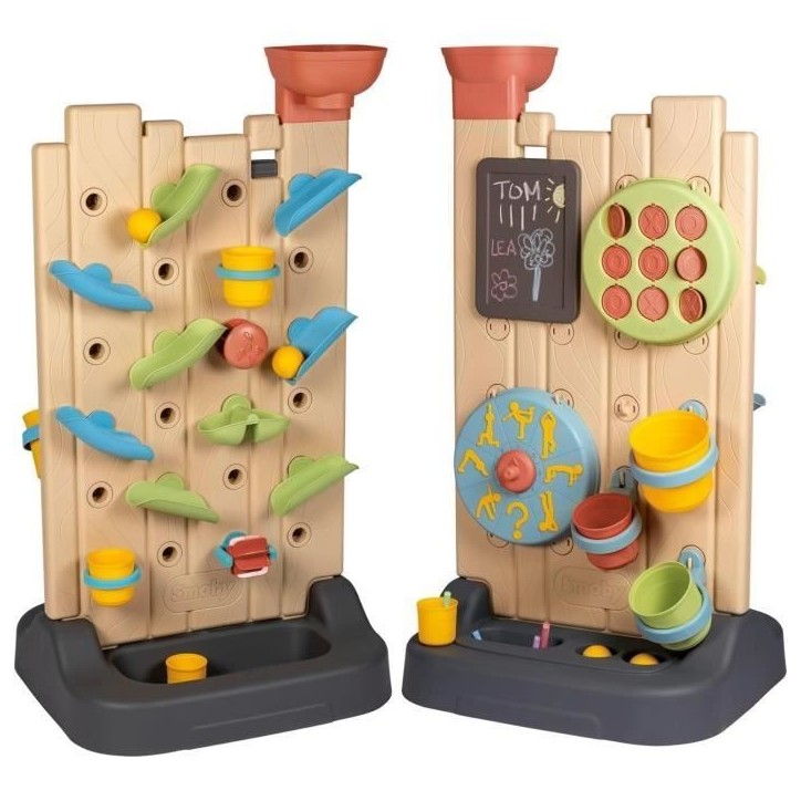 SMOBY Life - Activity Wall - Mur d'activités - 6 activités et 29 Accessoires