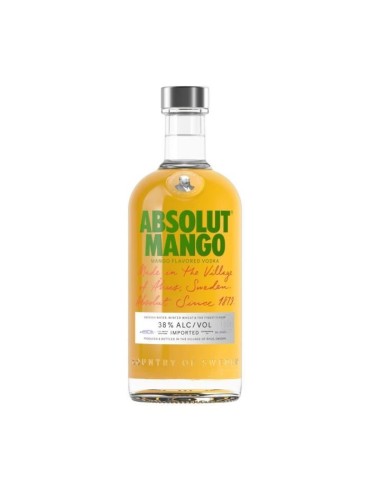 Absolut - Mango - Vodka aromatisée - 38,0% Vol. - 70cl