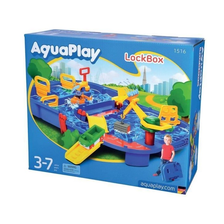 Smoby - Circuit aquatique Lock Box - Aquaplay - 25 accessoires Smoby - Circuit aquatique Lock Box - Aquaplay - 25 accessoires