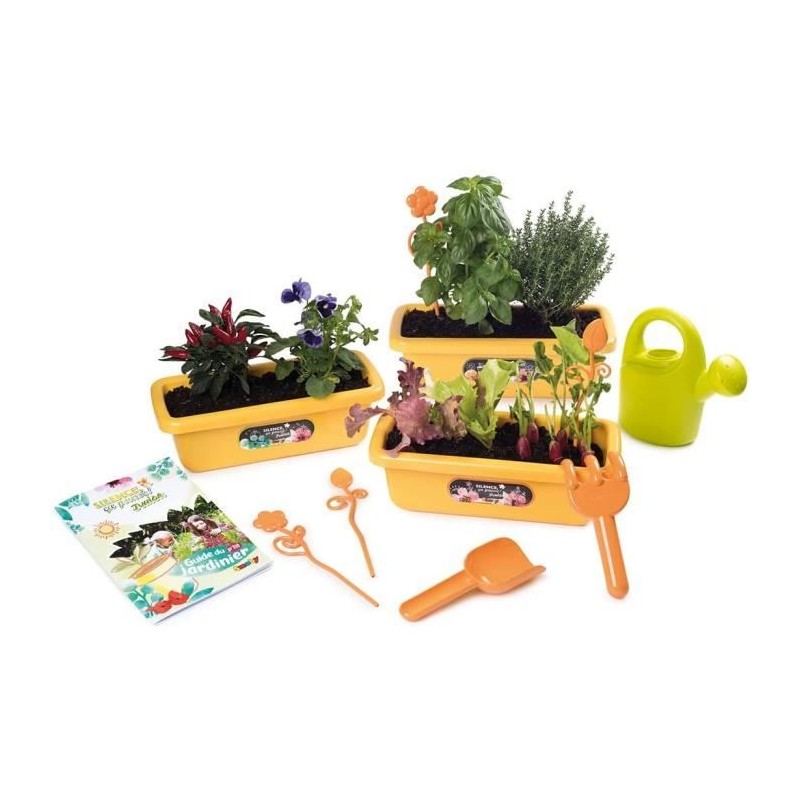 SMOBY - Silence ça Pousse Set de jardinieres + accessoires - Fabricat SMOBY - Silence ça Pousse Set de jardinieres + accessoires - Fabricat