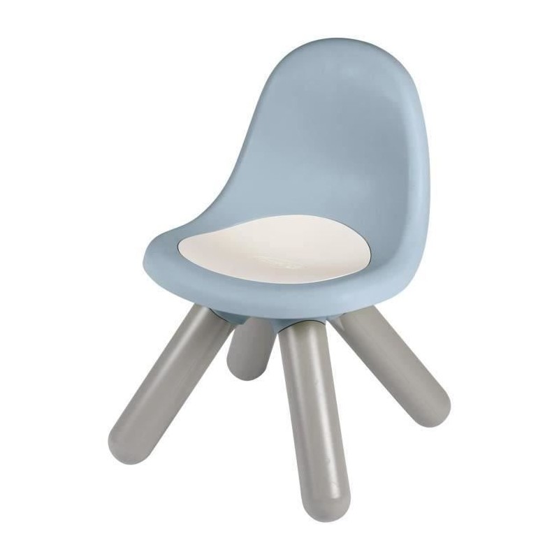 Smoby Life - Chaise enfant Bleu ciel - Pieds soufflés - Intérieur et Smoby Life - Chaise enfant Bleu ciel - Pieds soufflés - Intérieur et