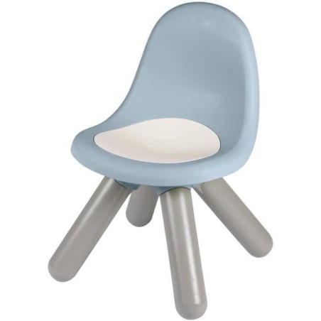 Smoby Life - Chaise enfant Bleu ciel - Pieds soufflés - Intérieur et