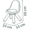Smoby Life - Chaise enfant Bleu ciel - Pieds soufflés - Intérieur et