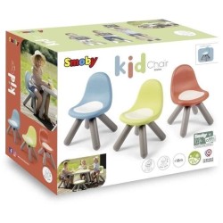 Smoby Life - Chaise enfant Bleu ciel - Pieds soufflés - Intérieur et