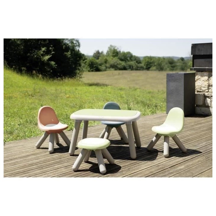 SMOBY Life - Table pour enfant - Intérieur et extérieur - Anti-UV