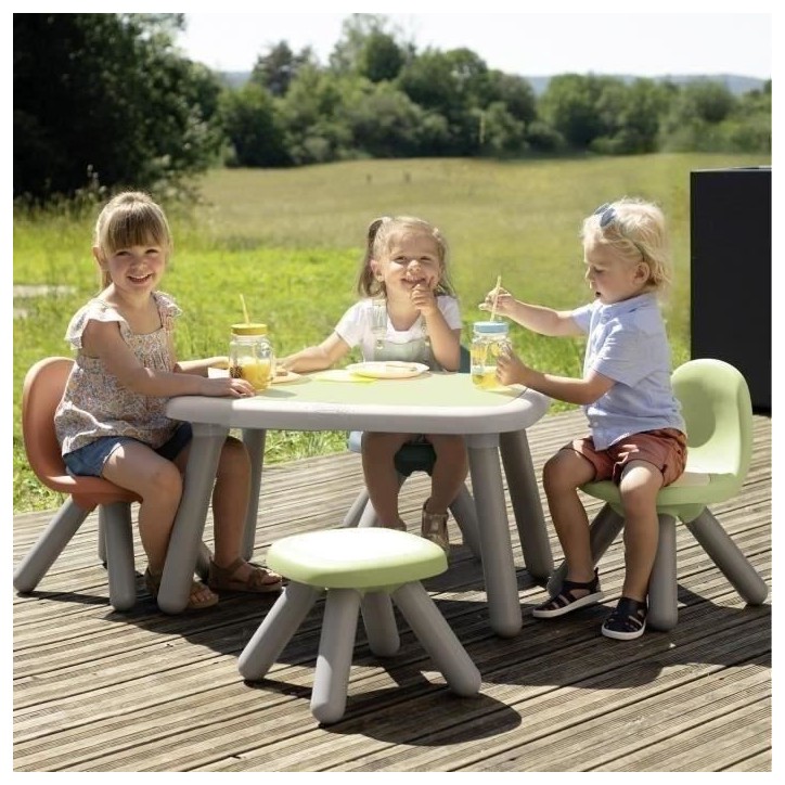 SMOBY Life - Table pour enfant - Intérieur et extérieur - Anti-UV