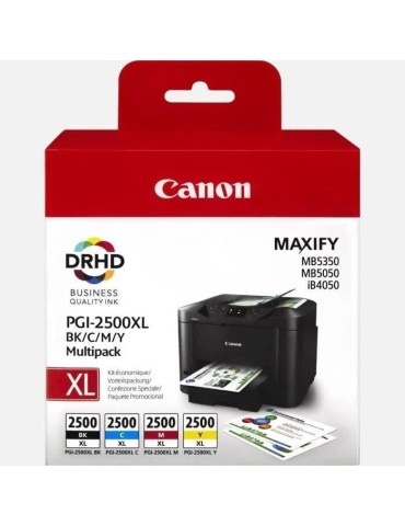 Cartouches d'encre PGI-2500 XL Canon - Pack de 4 couleurs