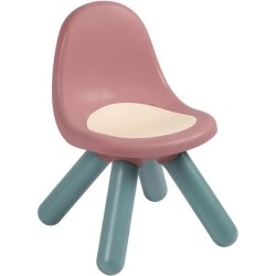 Little Smoby - Chaise enfant rose - Pieds soufflés - Intérieur et Ex