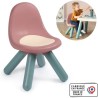 Little Smoby - Chaise enfant rose - Pieds soufflés - Intérieur et Ex