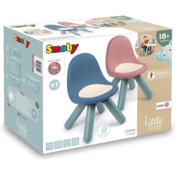 Little Smoby - Chaise enfant rose - Pieds soufflés - Intérieur et Ex