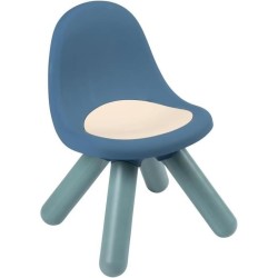Little Smoby - Chaise enfant bleue - Pieds soufflés - Intérieur et E