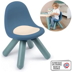 Little Smoby - Chaise enfant bleue - Pieds soufflés - Intérieur et E