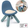 Little Smoby - Chaise enfant bleue - Pieds soufflés - Intérieur et E