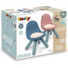 Little Smoby - Chaise enfant bleue - Pieds soufflés - Intérieur et E