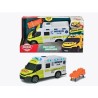 Ambulance Samu - Dickie - IVECO Daily - Roue libre - Effets sonores et