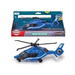 Hélicoptere Gendarmerie Airbus 23cm - Dickie - Roues Libres - Bleu -