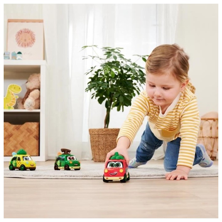 Voiture sonore pour enfant - Dickie - ABC Fruit Friends - Fonctions sonores et accessoires - A partir de 12 mois Voiture sonore pour enfant - Dickie - ABC Fruit Friends - Fonctions sonores et accessoires - A partir de 12 mois