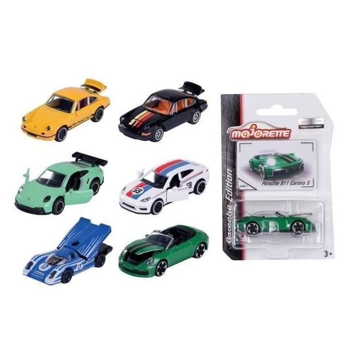 Voiture Majorette Porsche Premium - Modele aléatoire - Des 3 ans Voiture Majorette Porsche Premium - Modele aléatoire - Des 3 ans
