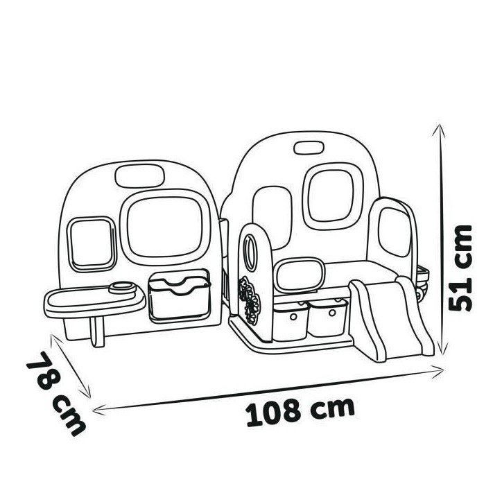 Smoby - Baby Care - Creche 5 Espaces + 27 Accessoires - Poupon jusqu'a 42 cm Smoby - Baby Care - Creche 5 Espaces + 27 Accessoires - Poupon jusqu'a 42 cm