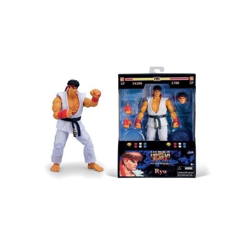 Figurine articulée Ryu Street Fighters Jada 15cm des 8 ans Figurine articulée Ryu Street Fighters Jada 15cm des 8 ans