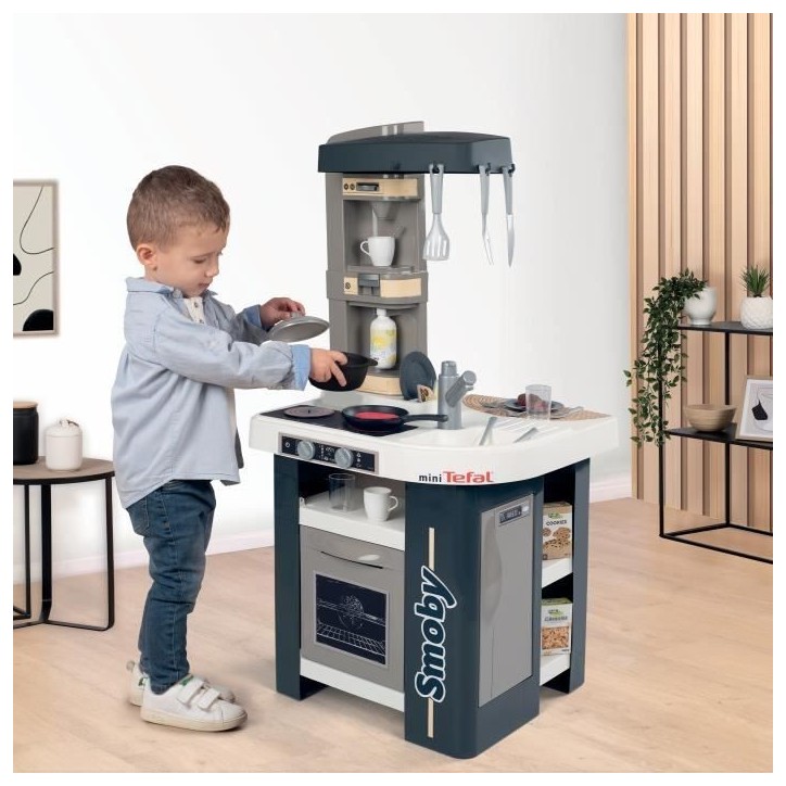Cuisine Tefal Studio pour enfants - Smoby - 27 accessoires inclus Cuisine Tefal Studio pour enfants - Smoby - 27 accessoires inclus