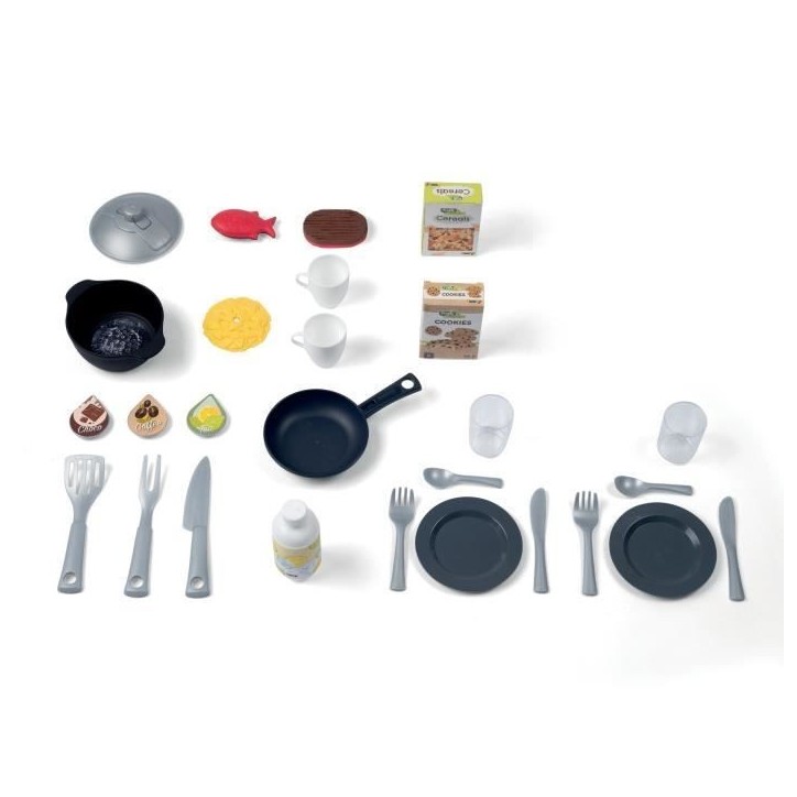 Cuisine Tefal Studio pour enfants - Smoby - 27 accessoires inclus Cuisine Tefal Studio pour enfants - Smoby - 27 accessoires inclus
