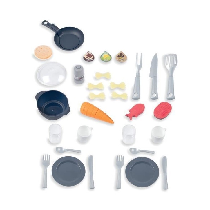 Cuisine évolutive Tefal de Smoby - Pour enfants des 3 ans - Avec plinthes amovibles - 31 accessoires inclus Cuisine évolutive Tefal de Smoby - Pour enfants des 3 ans - Avec plinthes amovibles - 31 accessoires inclus