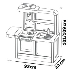 Cuisine évolutive Tefal de Smoby - Pour enfants des 3 ans - Avec plin