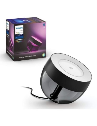 Philips Hue White & Color Ambiance, lampe Iris, compatible Bluetooth, Noir, fonctionne avec Alexa, Google Assistant et Apple Hom