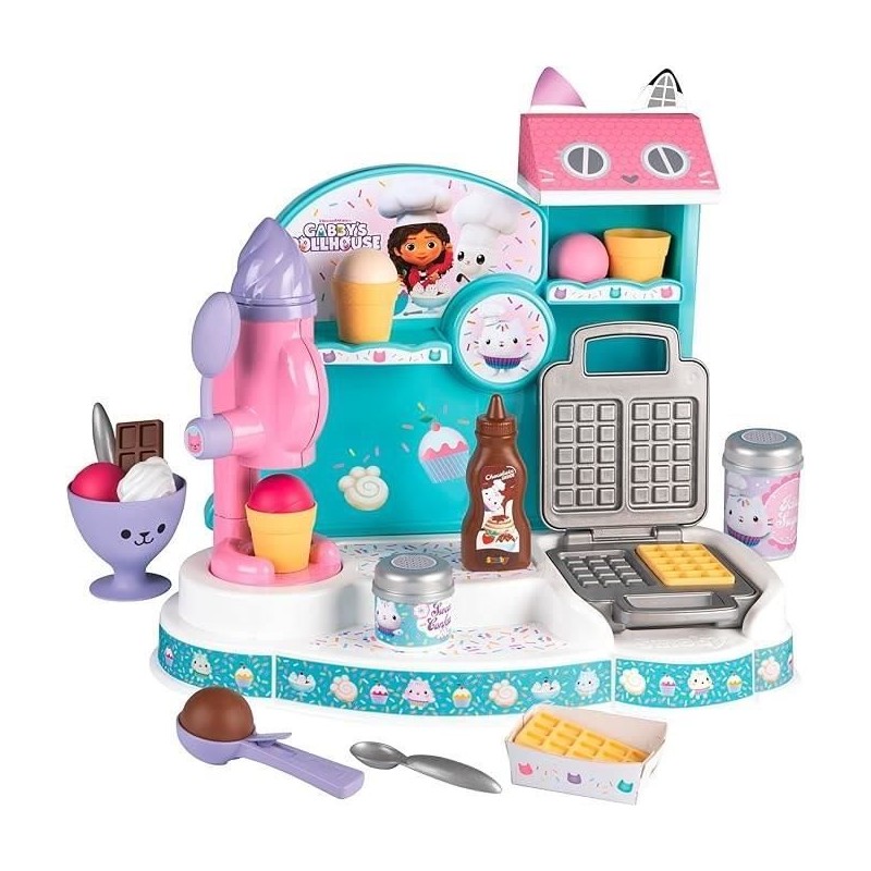 Gabby et la Maison Magique - Marchande de glaces - Smoby - 20 Accessoi Gabby et la Maison Magique - Marchande de glaces - Smoby - 20 Accessoi