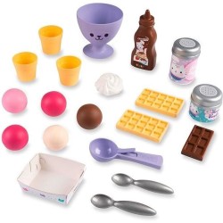 Gabby et la Maison Magique - Marchande de glaces - Smoby - 20 Accessoi