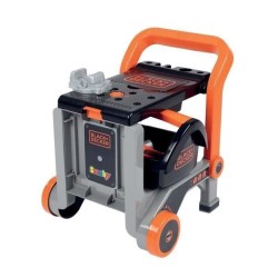 Smoby - Black+Decker - Diable + Boite 3 en 1 - 19 accessoires - Fabriq